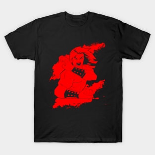 Liu Kang MK Ink (Red 2) T-Shirt